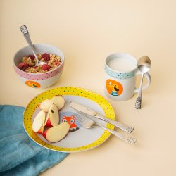 Detský porcelánový set 3 ks – KIDS World Animals