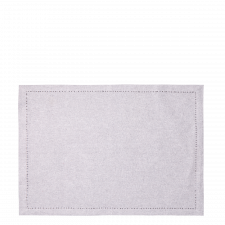 Svetlosivé bavlnené prestieranie 32 x 48 cm 2 ks – Basic Ambiente