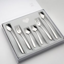 Darčekový set so srdiečkom 6 ks - Love Cutlery
