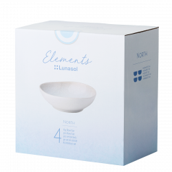 Set keramických misiek 4 ks – Elements North Organic