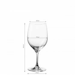 Poháre na biele víno 310 ml set 4 ks - Anno Glas Lunasol META Glass
