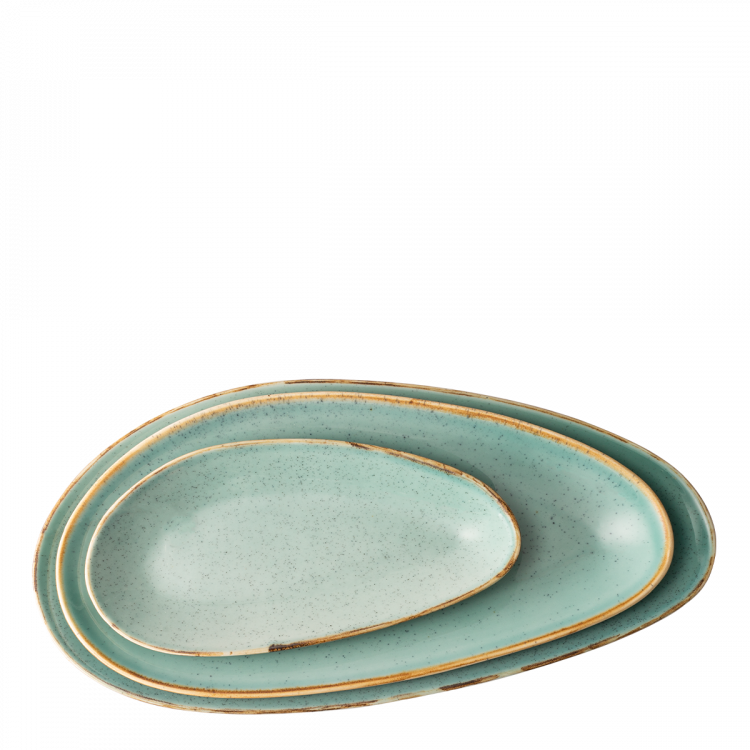 Tanier oválny Sand tyrkysový 41 cm – Gaya