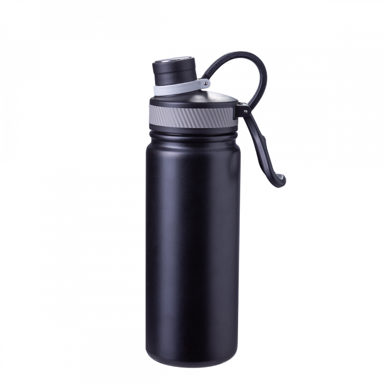 Termo fľaša z nehrdzavejúcej ocele 650 ml čierna matná - To Go
