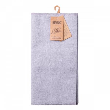 Svetlosivé bavlnené puzdro na skladovanie príboru 52 x 26 cm – Basic Ambiente