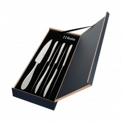 Steakové nože v drevenom boxe set 6 ks – Turin