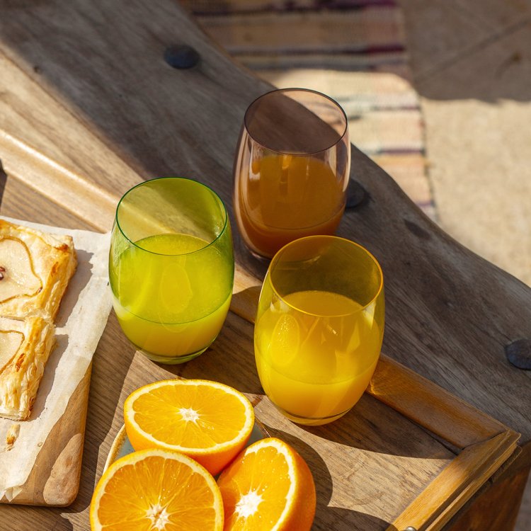 Poháre Tumbler zelené 460 ml 6 ks - Optima Glas Lunasol