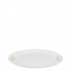 Servírovací tanier oválny 26 cm - Premium Platinum Line Merry Christmas