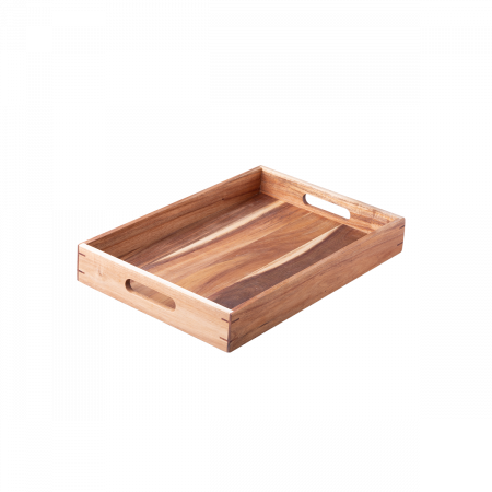 Servírovací podnos Agát 45,7 x 30,5 x 6,3 cm - FLOW Wooden