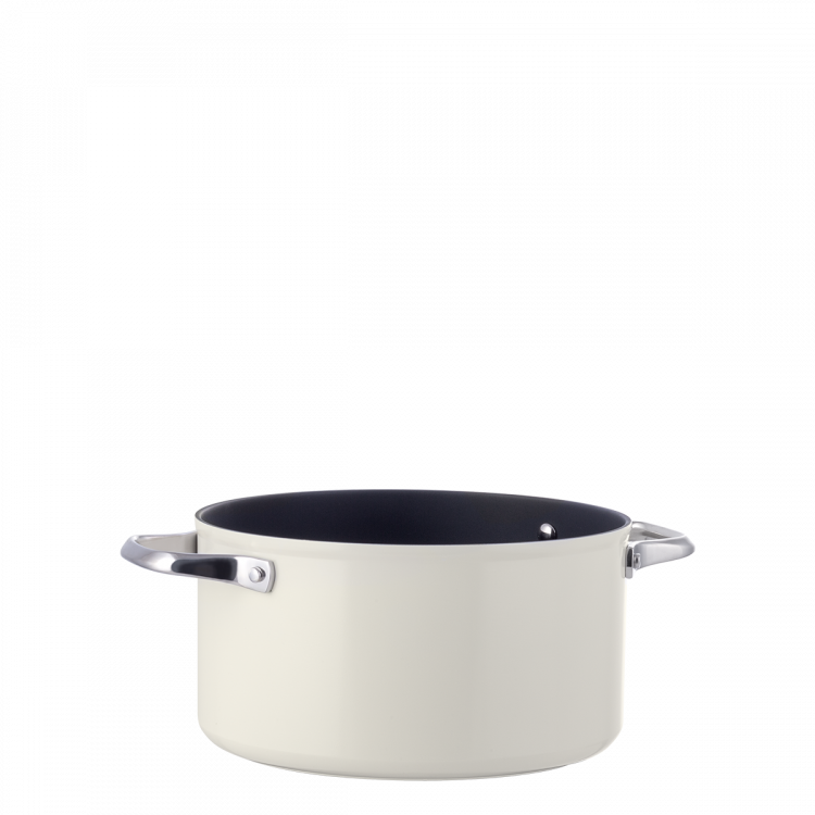 Hrniec s titánovým povrchom krémový Ø 24 cm - Saturn Terra Lunasol